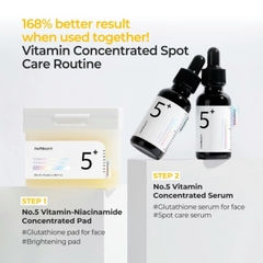 Serum Dưỡng Trắng Da Mờ Thâm Nám NUMBUZIN No.5 Vitamin Concentrated Serum (30ml)
