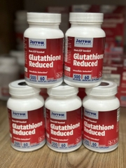 Viên uống Trắng da, ngăn ngừa nám Glutathione Reduced Jarrow Formulas Mỹ 500mg [loại trần]