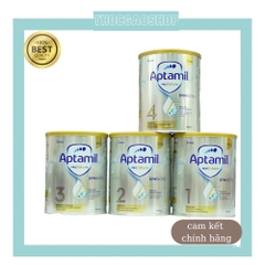 Sữa Aptamil Úc mẫu mới date 2026 hàng khắc đủ số 900gr