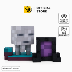 Mô Hình Gỗ Ma Địa Ngục Minecraft Ghast