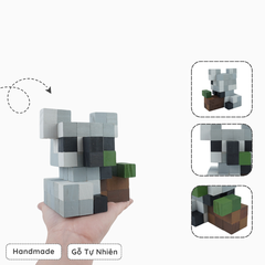 Mô Hình Gỗ Gấu Koala (Art Toy)