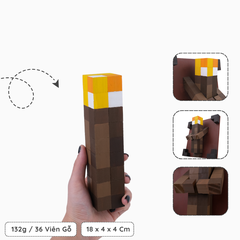 Mô Hình Gỗ Đuốc Minecraft Torch