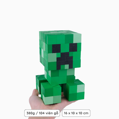 Mô Hình Gỗ Creeper Minecraft