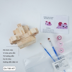 (DIY) Kit Tô Màu Minecraft Axolotl (size s)