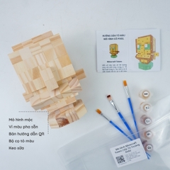 (DIY) Kit Tô Màu Minecraft Totem of Undying