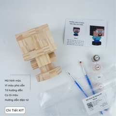 (DIY) Kit Tô Màu Minecraft Steve