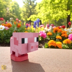 Mô Hình Gỗ Minecraft Pig (s)