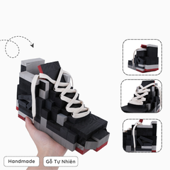 Mô Hình Gỗ Giày AJ4 Bred (Art Toy)