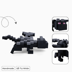 Mô Hình Gỗ Minecraft Ender Dragon (Art Toy)