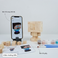 (DIY) Kit Tô Màu Minecraft Steve