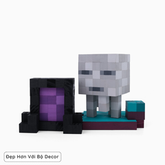 Mô Hình Gỗ Ma Địa Ngục Minecraft Ghast