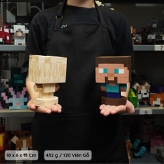 (DIY) Kit Tô Màu Minecraft Steve