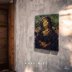 Tranh Pixel Mona Lisa (Blur)