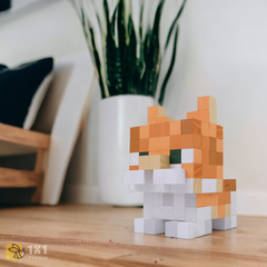 Mô Hình Gỗ Mèo Garfield (Art Toy)