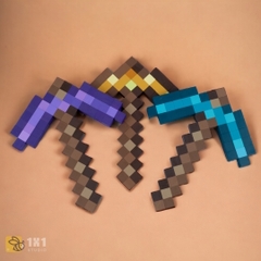 Mô Hình Gỗ Minecraft Pickaxe (Cuốc Kim Cương)
