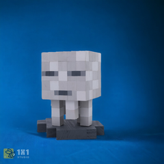 Mô Hình Gỗ Ma Địa Ngục Minecraft Ghast