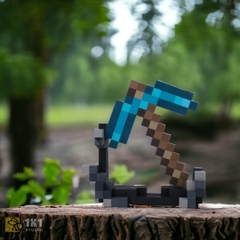 Mô Hình Gỗ Minecraft Pickaxe (Cuốc Kim Cương)