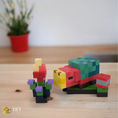 Mô Hình Gỗ Minecraft Sniffer (Art Toy)