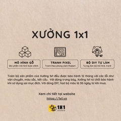 Mô Hình Gỗ Minecraft 7 Bông Hoa