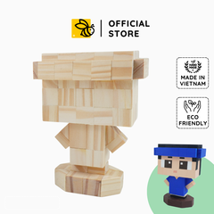 (DIY) Kit Tô Màu Mô Hình Chàng Trai Áo Dài