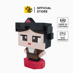 Mô Hình Gỗ Cô Gái Mặc Áo Tứ Thân