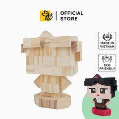 (DIY) Kit Tô Màu Mô Hình Cô Gái Mặc Áo Tứ Thân