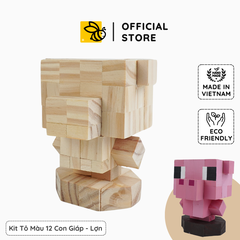 (DIY) Kit Tô Màu 12 Con Giáp Hợi (Lợn)