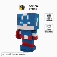 Mô Hình Gỗ Đội Trưởng Mỹ (size M)