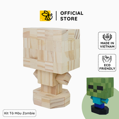(DIY) Kit Tô Màu Minecraft Zombie