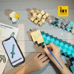 p1. Bộ Chế Tạo 2 Trang Bị Minecraft (2cm)