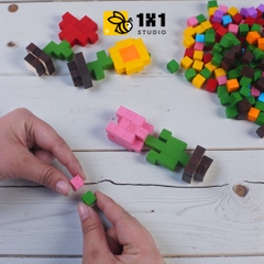 p5 - Bộ Lắp Ghép 7 Bông Hoa S14 (Bộ 1)