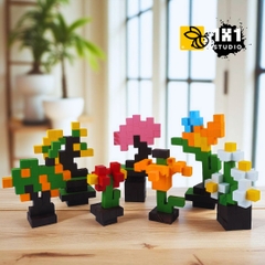 KIT Tự Làm Hoa Gỗ (40 Mẫu Mô Hình) *STEAM