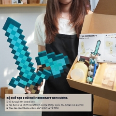 p1. Bộ Chế Tạo 2 Trang Bị Minecraft (2cm)
