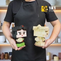 (DIY) Kit Tô Màu Mô Hình Cô Gái Quan Họ