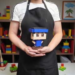 Mô Hình Gỗ Chàng Trai Mặc Áo Dài