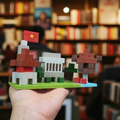 KIT Tự Làm Mô Hình Gỗ Hanoi City (Diorama DIY)