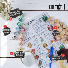 Bộ Chế Tạo Vật Phẩm Treo Tường *Bộ 1 (STEAM)