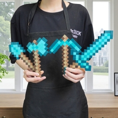 p1. Bộ Chế Tạo 4 Trang Bị Minecraft Thu Nhỏ (1cm)