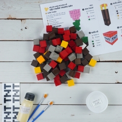 p3. Bộ Lắp Ghép Minecraft Đuốc Và Khối TNT (X5)