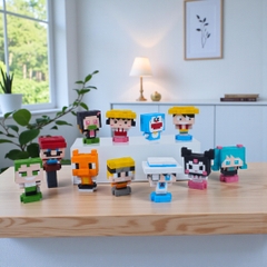 p8 - Kit Tự Làm 6 Mô Hình Anime Thu Nhỏ 1cm (B1)