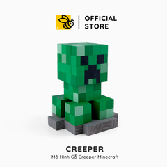 Mô Hình Gỗ Creeper Minecraft