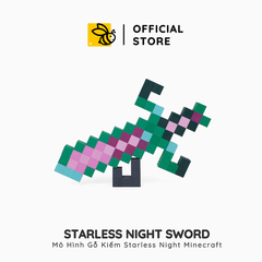 Mô Hình Kiếm Minecraft Dungeons Starless Night