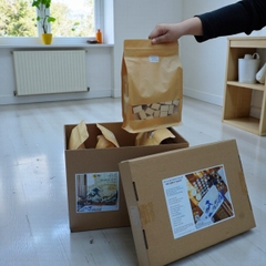 Kit Tự Làm Tranh Khảm Gỗ Mosaic The Great Wave Off Kanagawa (Sóng Lừng Ngoài Khơi) - Phong Cách Pixel Art