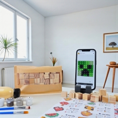 p4. Kit Tự Làm 2 Tranh Frame Minecraft Treo Tường / Wall decor 2cm