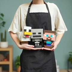 p4. KIT Tự Làm 2 Mô Hình Nhân Vật Minecraft (A2)