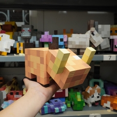 Mô Hình Gỗ Minecraft Hoglin (Art Toy)