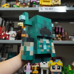 Mô Hình Gỗ Minecraft Warden (Art Toy)