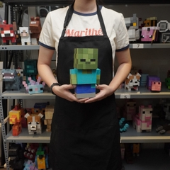 Mô Hình Gỗ Minecraft Zombie (Art Toy)
