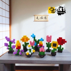 KIT Tự Làm Hoa Gỗ THU NHỎ (40 Mẫu Mô Hình) *Steam