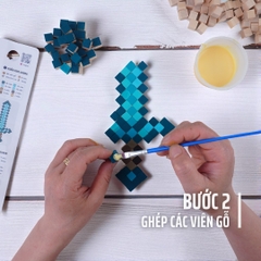 Bộ Chế Tạo 4 Trang Bị Minecraft Kim Cương (Thu Nhỏ)